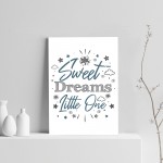 New Baby Gift Nursery Print For Baby Boy Girls Bedroom Decor