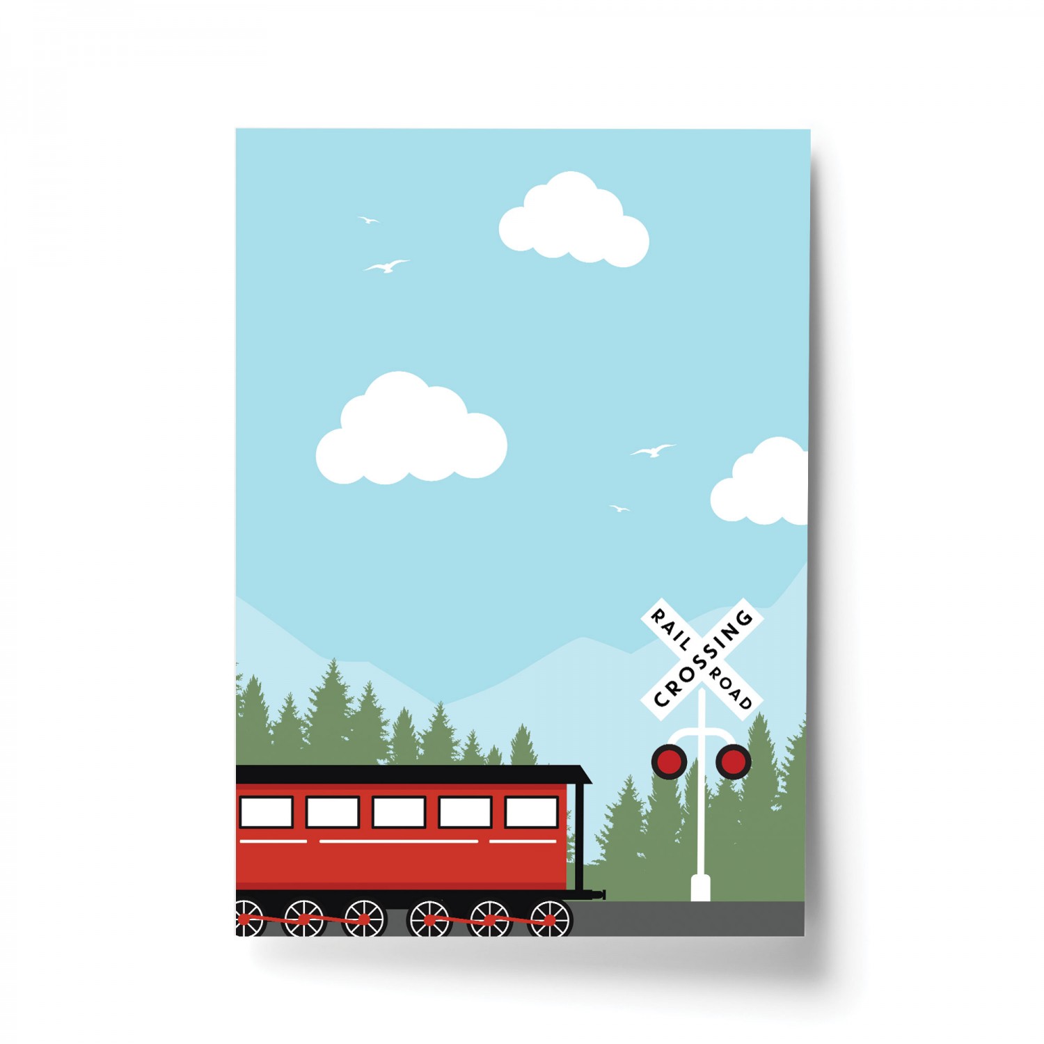 Train Print For Boys Bedroom Train Picture Boys Bedroom Decor