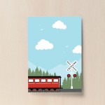 Train Print For Boys Bedroom Train Picture Boys Bedroom Decor 