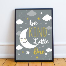 Grey And Yellow Nursery Print For Girls Bedroom Boys Bedroom Art