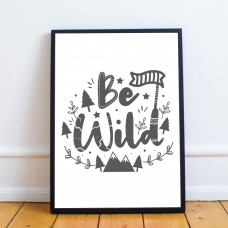 Nursery Decor For Girls Bedroom Boys Bedroom Framed Grey Print
