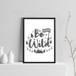 Nursery Decor For Girls Bedroom Boys Bedroom Framed Grey Print