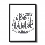 Nursery Decor For Girls Bedroom Boys Bedroom Framed Grey Print