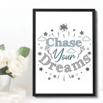 Blue And Grey Nursery Quote Print For Baby Boy Girls Bedroom Art