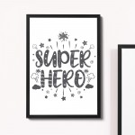 Grey Nursery Print For Boy Bedroom Decor Framed Baby Boy NurserY