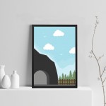 FRAMED Print For Boys Bedroom Sign Train Picture Boys Room Decor FRAMED Print For Boys Bedroom Sign Train Picture Boys Room Decor