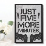 Funny Boys Bedroom Wall Art Gaming Gift Gaming Sign Mancave Gift