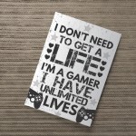 Funny Gamer Gifts Boys Bedroom Decor Funny Gaming Print Gifts