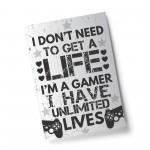 Funny Gamer Gifts Boys Bedroom Decor Funny Gaming Print Gifts