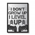 FRAMED Gaming Print ManCave Wall Art Games Room Bedroom Decor