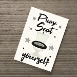 Cream Bathroom Prints Funny Bathroom Wall Art Bathroom Decor 