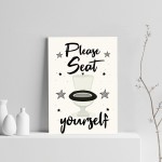 Cream Bathroom Prints Funny Bathroom Wall Art Bathroom Decor 