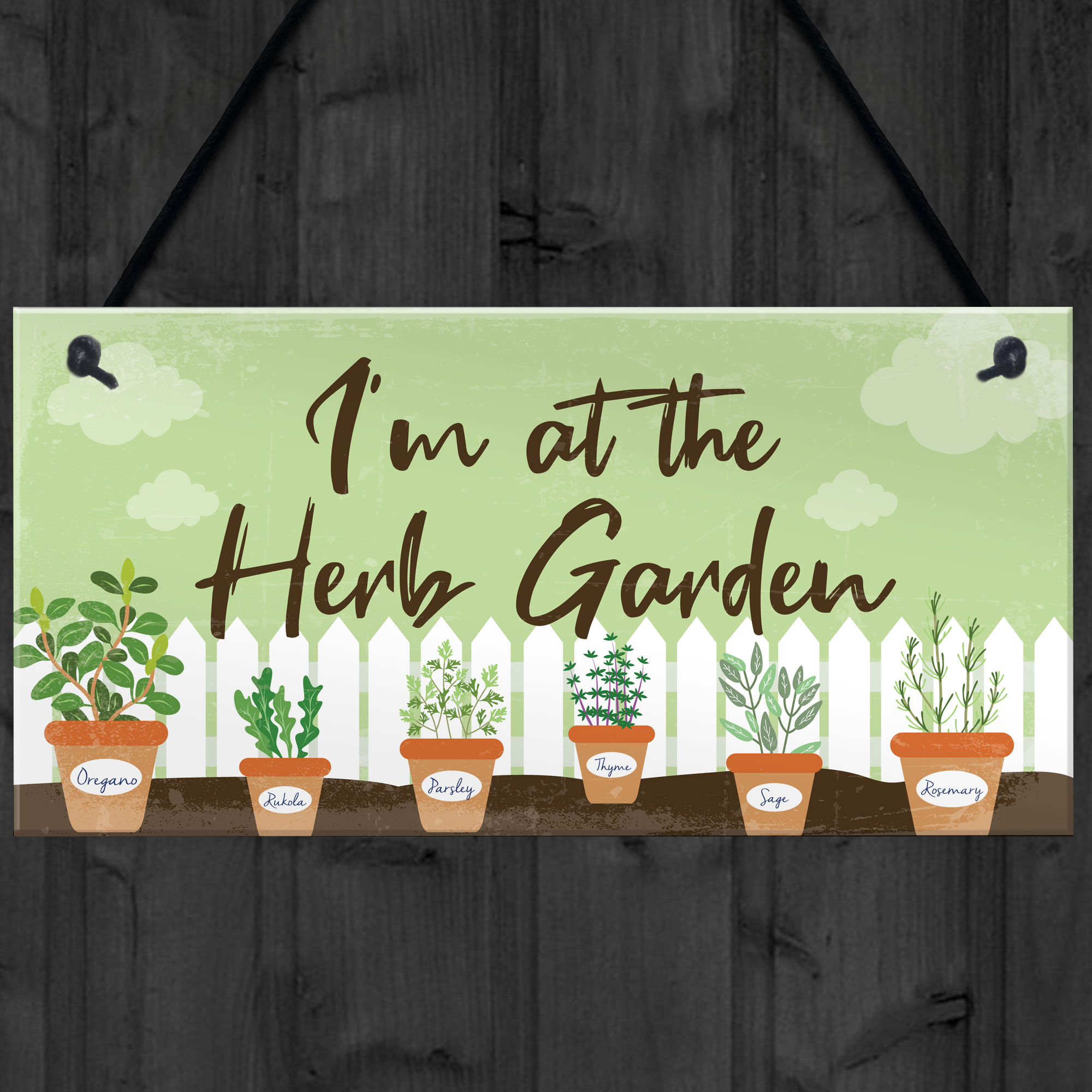 Novelty Garden Signs And Plaques Herb Garden Sign Shed Sign