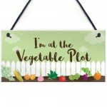 Funny Garden Signs And Plaques Vegetable Plot Sign Home Decor