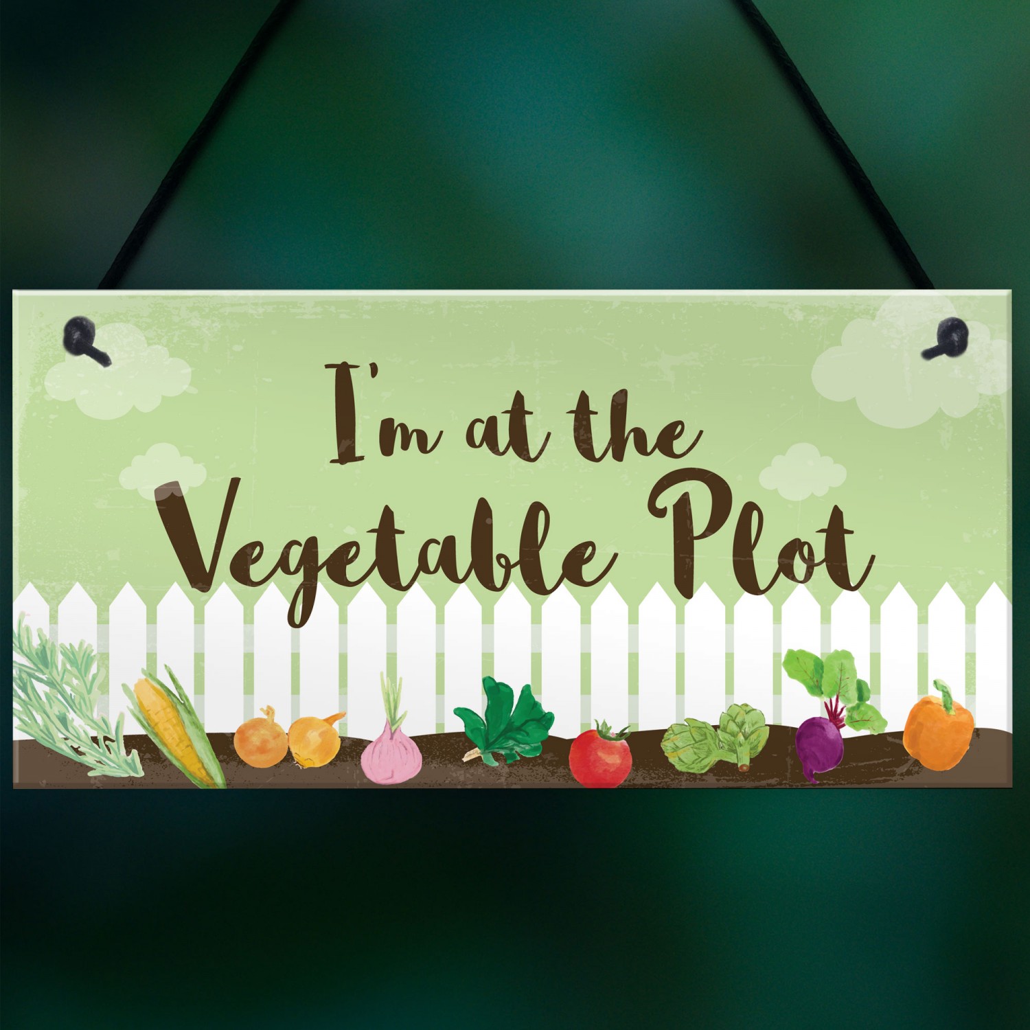Funny Garden Signs And Plaques Vegetable Plot Sign Home Decor