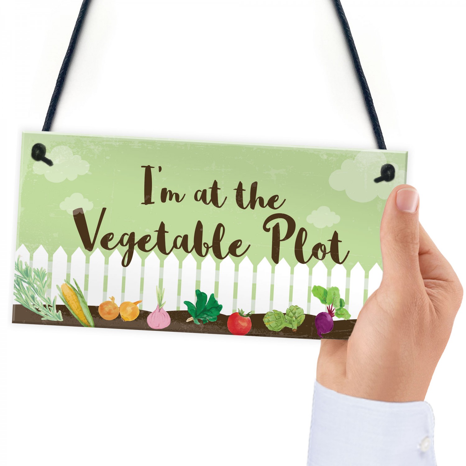 Funny Garden Signs And Plaques Vegetable Plot Sign Home Decor