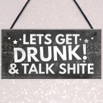 FUNNY Bar Sign Garden Signs Home Bar Sign Alcohol Gift Man Cave