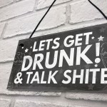 FUNNY Bar Sign Garden Signs Home Bar Sign Alcohol Gift Man Cave
