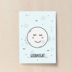 Cute Blue Nursery Print For Boys Bedroom Baby Nursery Print 
