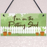 Novelty Garden Sign Potting Shed Garden Signs And Plaques