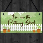 Novelty Garden Sign Potting Shed Garden Signs And Plaques