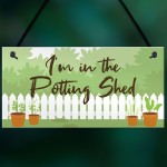 Novelty Garden Sign Potting Shed Garden Signs And Plaques