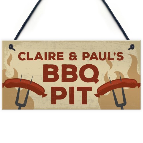 BBQ Sign Personalised BBQ Sign For Garden Signs And Plaques