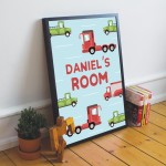 Bedroom Sign Personalised Bedroom Print Framed Boy Bedroom Decor