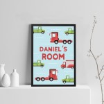 Bedroom Sign Personalised Bedroom Print Framed Boy Bedroom Decor