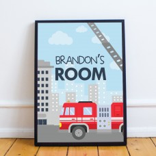 PERSONALISED Boys Bedroom Sign Any Name Little Boys Bedroom