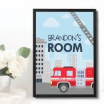 PERSONALISED Boys Bedroom Sign Any Name Little Boys Bedroom