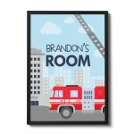 PERSONALISED Boys Bedroom Sign Any Name Little Boys Bedroom