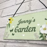 Personalised Garden Hanging Sign Backyard Allotment Shed Sign