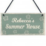 PERSONALISED Summer House Sign Summerhouse Accessories 
