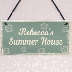 PERSONALISED Summer House Sign Summerhouse Accessories 
