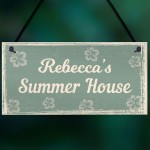 PERSONALISED Summer House Sign Summerhouse Accessories 