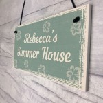 PERSONALISED Summer House Sign Summerhouse Accessories 