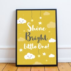 Nursery Print Framed For Girls Bedroom / Boys Bedroom / Nursery 