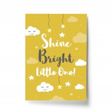 Nursery Quote Print Yellow Nursery Decor Boy Girl Bedroom Decor