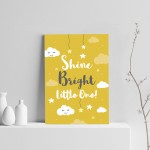 Nursery Quote Print Yellow Nursery Decor Boy Girl Bedroom Decor