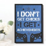 Gaming Prints For Wall Boys Bedroom Decor Man Cave Sign