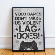 Funny Gamer Gifts Son Dad Gifts Gaming Framed Prints For Wall