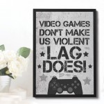 Funny Gamer Gifts Son Dad Gifts Gaming Framed Prints For Wall