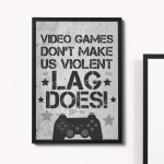 Funny Gamer Gifts Son Dad Gifts Gaming Framed Prints For Wall