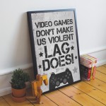 Funny Gamer Gifts Son Dad Gifts Gaming Framed Prints For Wall