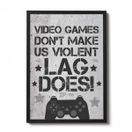 Funny Gamer Gifts Son Dad Gifts Gaming Framed Prints For Wall