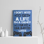 Gaming Wall Art For Boys Bedroom Gaming Sign Bedroom Wall Art