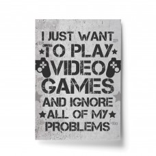 FUNNY Gamer Gift Gaming Sign For Walls Boys Bedroom Wall Decor