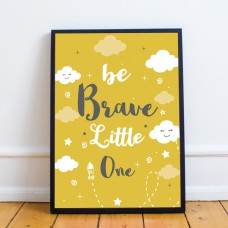 Yellow Nursery Prints Baby Room Wall Art Decor Kids Bedroom Gift