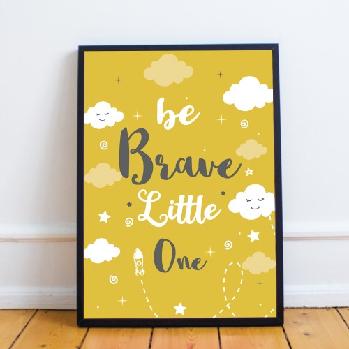 Yellow Nursery Prints Baby Room Wall Art Decor Kids Bedroom Gift